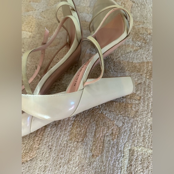 Gianvito Rossi for Bill Blass beige sandals heels size 41 - Picture 7 of 13
